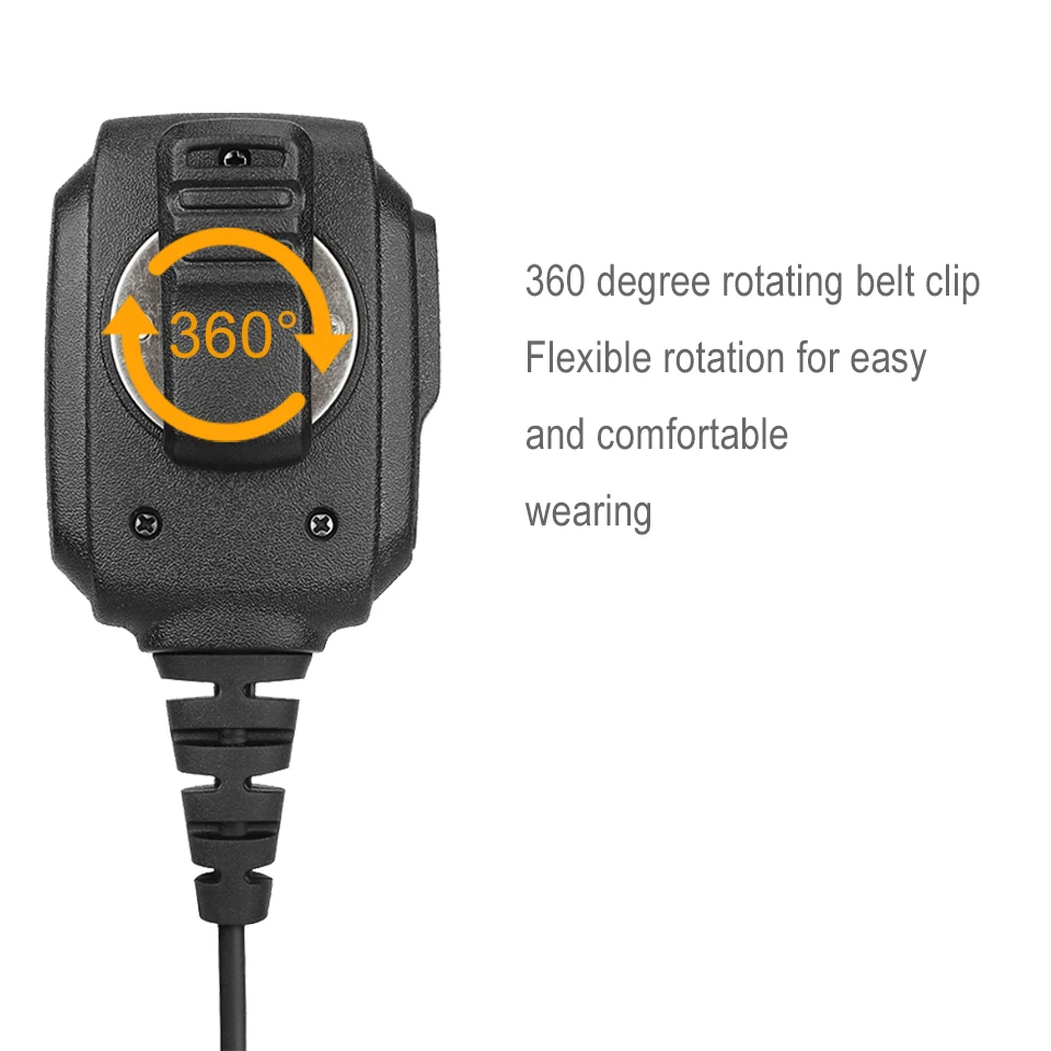 RETEVIS RS-114 IP54 Waterproof Speaker Microphone