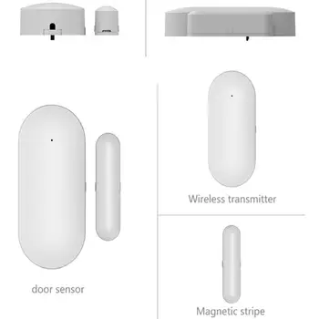 

Window Door Sensor for All 433mhz Wireless Home Alarm Security Smart Gap Sensor to Detect Open Door