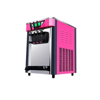 

Soft Ice Cream Machine Manufacturers/New industrial stainless steel table top soft serve ice cream machine with 3 flavors