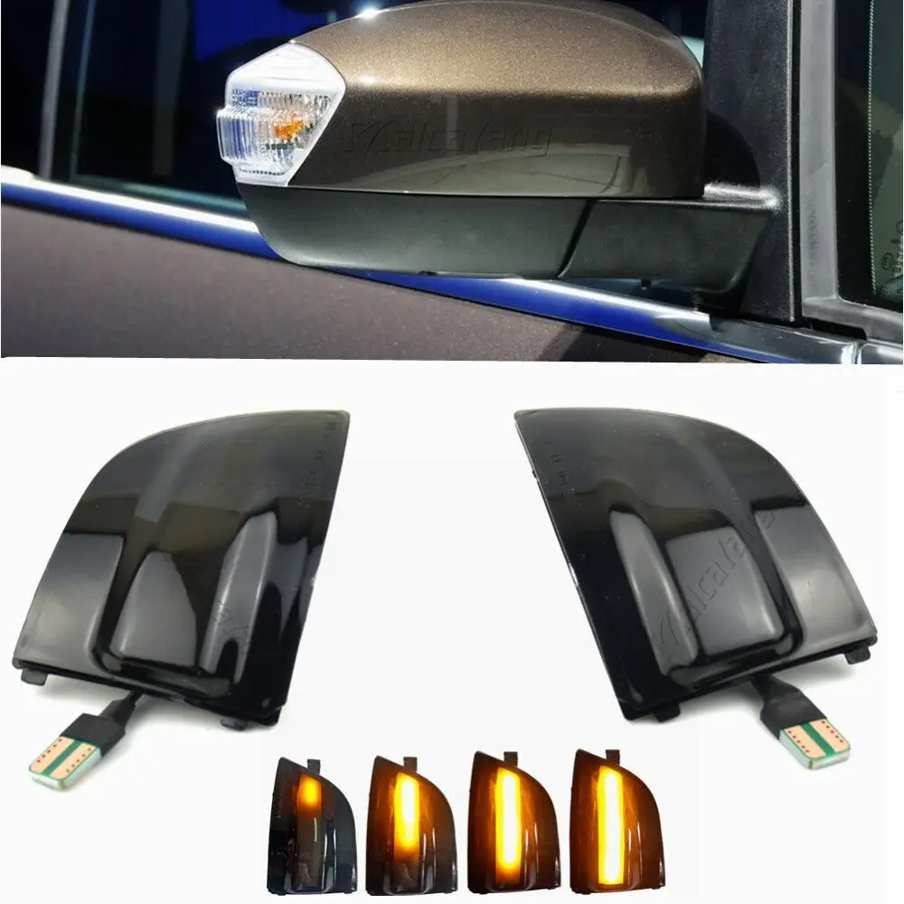 

Turn Signal Light LED Dynamic Flowing Side Mirror Indicator Sequential Blinker For Ford Focus 2 C-MAX 2003-2007