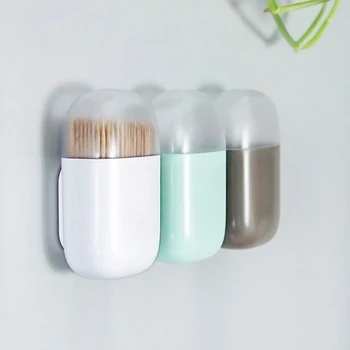 

netic Toothpick Holder Container Portable Toothpick Box Refrigerator Microwave Oven Household Table Toothpick Dispenser