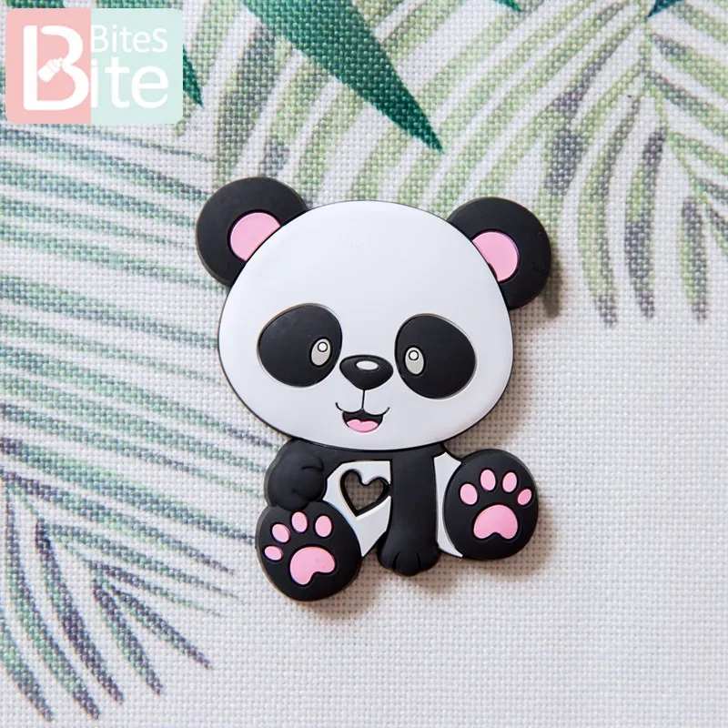 Pink Panda Силиконовые Детские Прорезыватели черепаха 1 шт. пищевая черепаха силиконовая крошечная Удочка детские товары подарок для медсестры Детские Прорезыватели игрушки Укусы - Цвет: Pink Panda