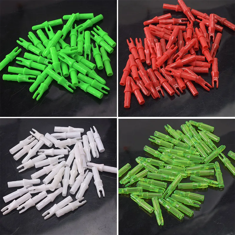 

24pcs Hottest ID 6.2 mm Archery Arrow Nocks Internal For Carbon Fiberglass Arrow Shaft ID 6.2mm DIY Archery Accessory