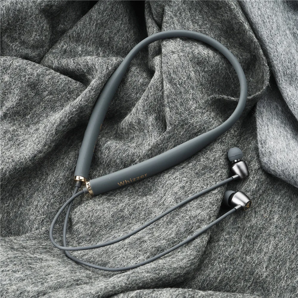  Whizzer AM1E HiFi Wireless Bluetooth Earphones Waterproof Neckband with Mic Control for Android IOS