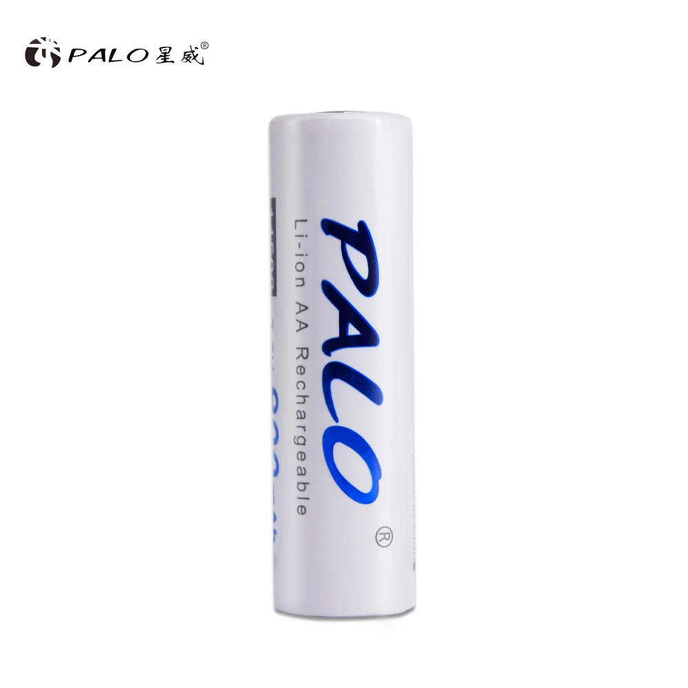 PALO 2-16 pcs 3,7 V AA 14500 аккумуляторная батарея 2A 900mAh литий-ионные литиевые батареи для светодиодного фонарика мышь Налобные фонари