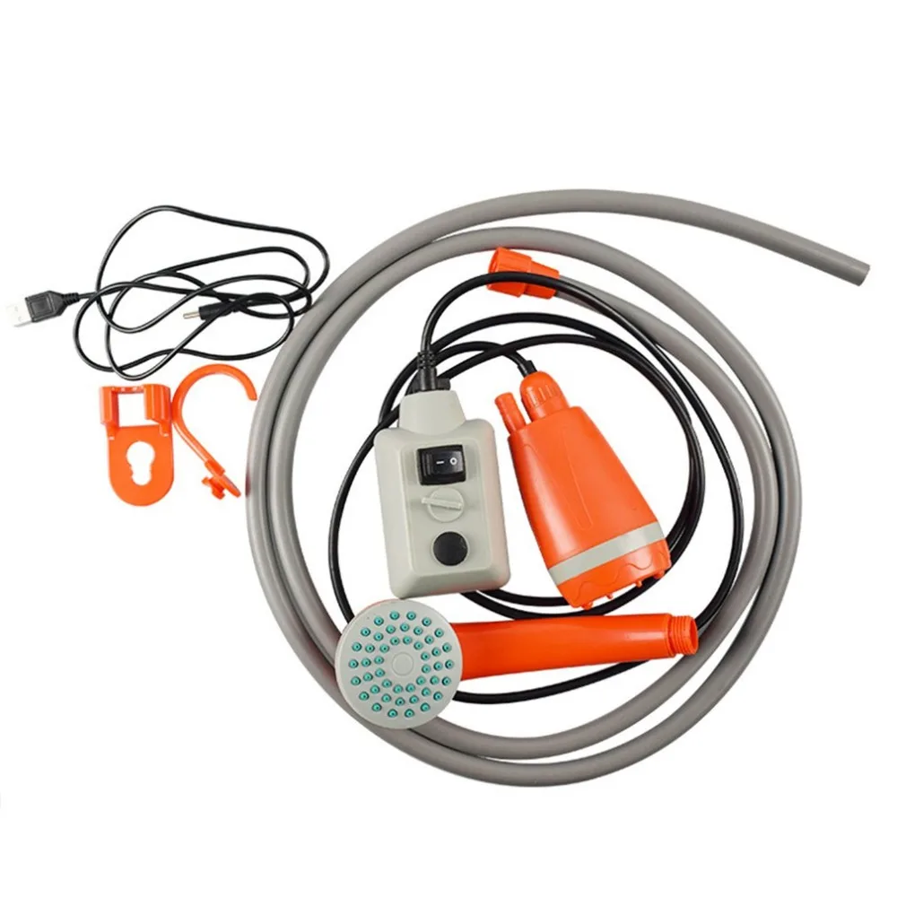 Máquina de Lavar Elétrica para Caminhadas ao ar Cão de Estimação Portátil Viagem Camping Ducha Chuveiro 2021 Carro Bomba Livre Kit 12v 5 12V Portátil Viagem Camping ducha Chuveiro Cão