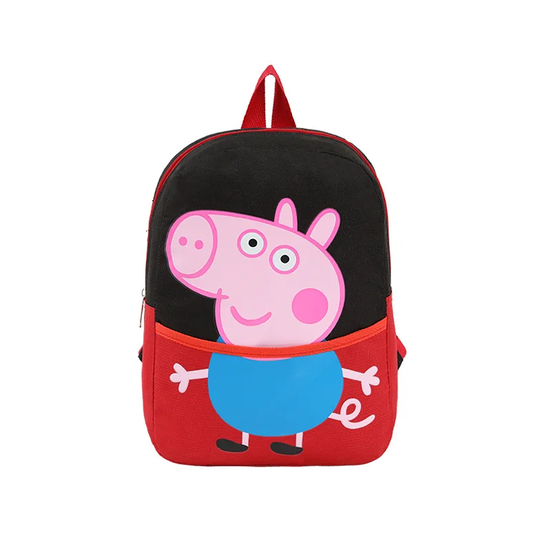 

Backpack Peppa Pig Kid Bag Children's School Bag Cartoon Print Anime Backpack Child Kindergarten Bag Toys for Children Gifts New