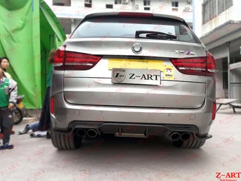 

2015-2018 Z-ART for BMW F85 F86 X5M X6M carbon fiber rear lip carbon fiber rear diffuser for BMW X5M X6M carbon fiber rear chin