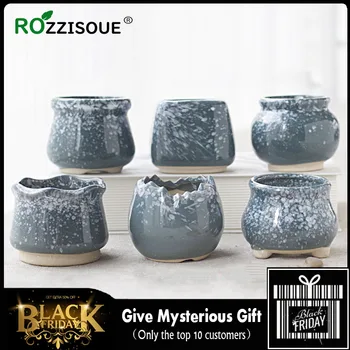 

Mini Flower Pot Japanese Succulent Pots for Plants Bonsai Pot Ceramic Plants Pots for Home Maceteros Para Suculentas Y Cactus