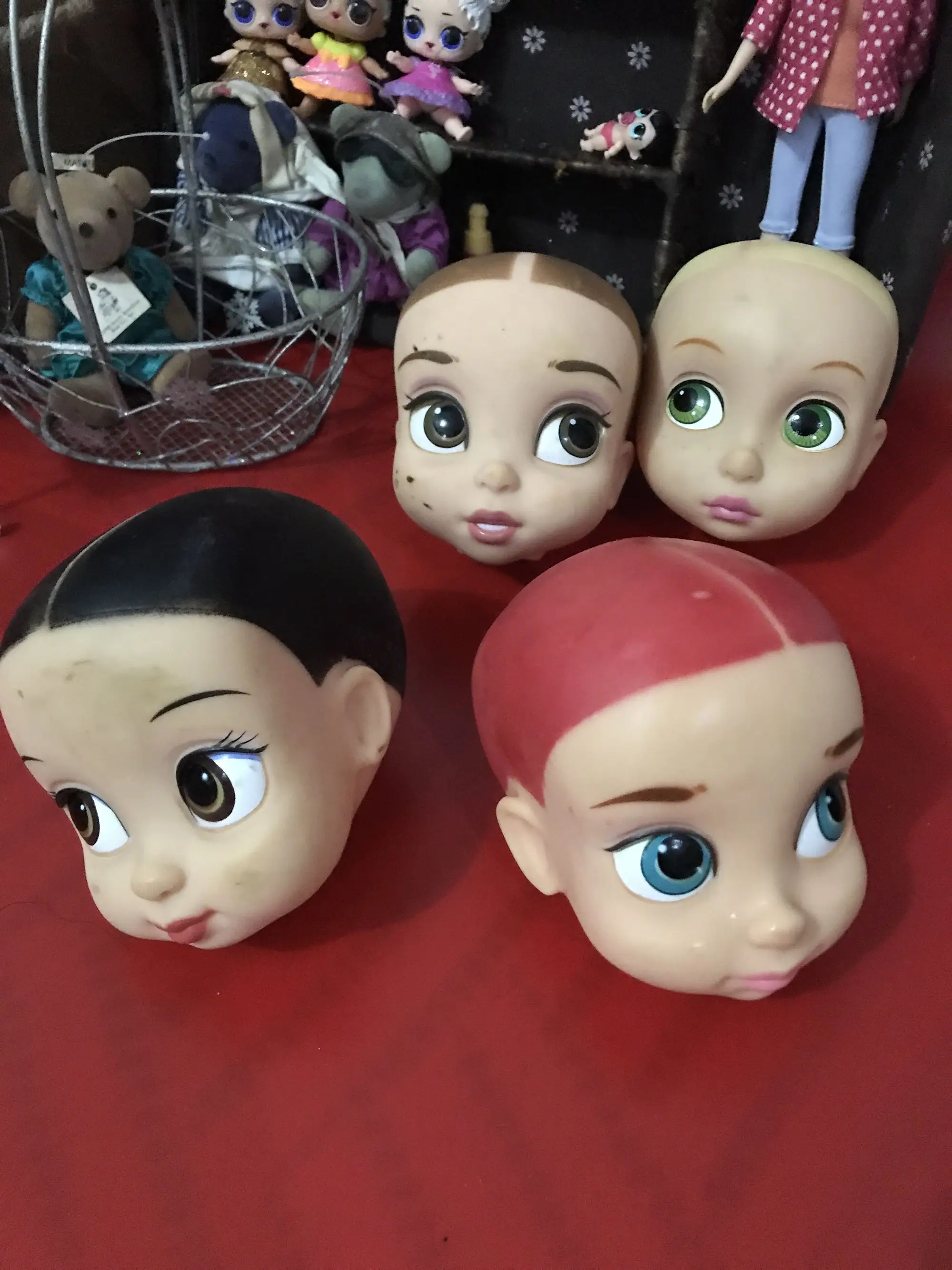 Милая принцесса Abu салонная кукла голова аксессуары домашние детские игрушки Diy