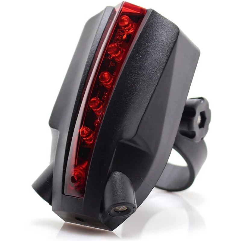 

Laser Bike Tail Light Bicycle light LED Rear Safety Warning Cycling Portable Mount USB Style Rechargeable Battery Waterproof