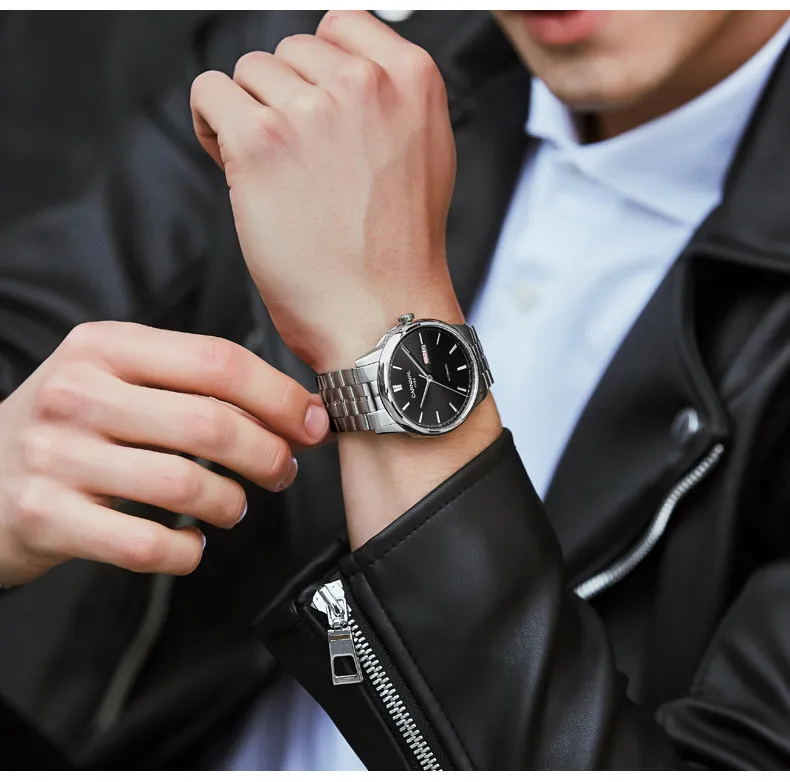 Switzerland Carnival Mechanical Watch Men MIYOTA Automatic Men Watches Luxury Brand Waterproof Clock Sapphire Montre Homme Reloj