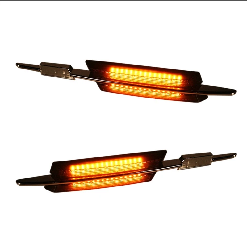 

Auto Dynamic LED Side Marker Lamps Amber LED Lights for BMW 1 3 5 Series E90 E92 E60 E81 E87 F30