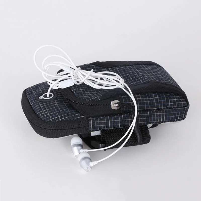 Smart Phone Bag Sport Armband Case Holder Zippered Fitness Running Arm Band Bag Pouch Adjustable Jogging Workout Phone Cover