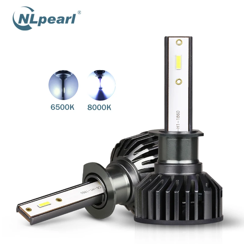 

NLpearl 2x H1 Led Mini Headlight Bulbs 60W 10000LM H4 Led H7 4300K H11 H8 H9 H3 Led 9005 HB3 HB4 9006 6500K 8000K Car Light Bulb