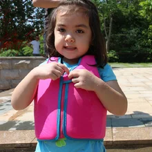 Kids Life Vest Swim Buoyancy Neoprene Kids Vests Drifting Floating Suit Child Life Jacket Swimming Pool Accessories Q