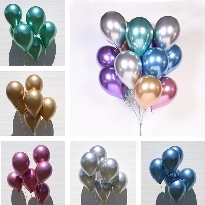 

10/20/30 12-inch gold Metal ballon Latex Balloon Wedding Decoration Adult Balloon Birthday Party Decoration Children's Toys