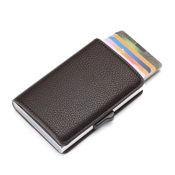 Кошелек RFID Блокировка ID держатель для карт Многофункциональный высокое качество сумка для денег 3 цвета чехол для карт Новое поступление мягкая кожа