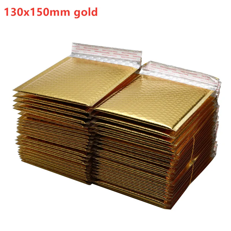 30PCS 130x150 мм крафт-бумажные Пузырьковые конверты, пакеты, мягкие почтовые отправители, пузырьковый почтовый пакет - Цвет: 30PCS