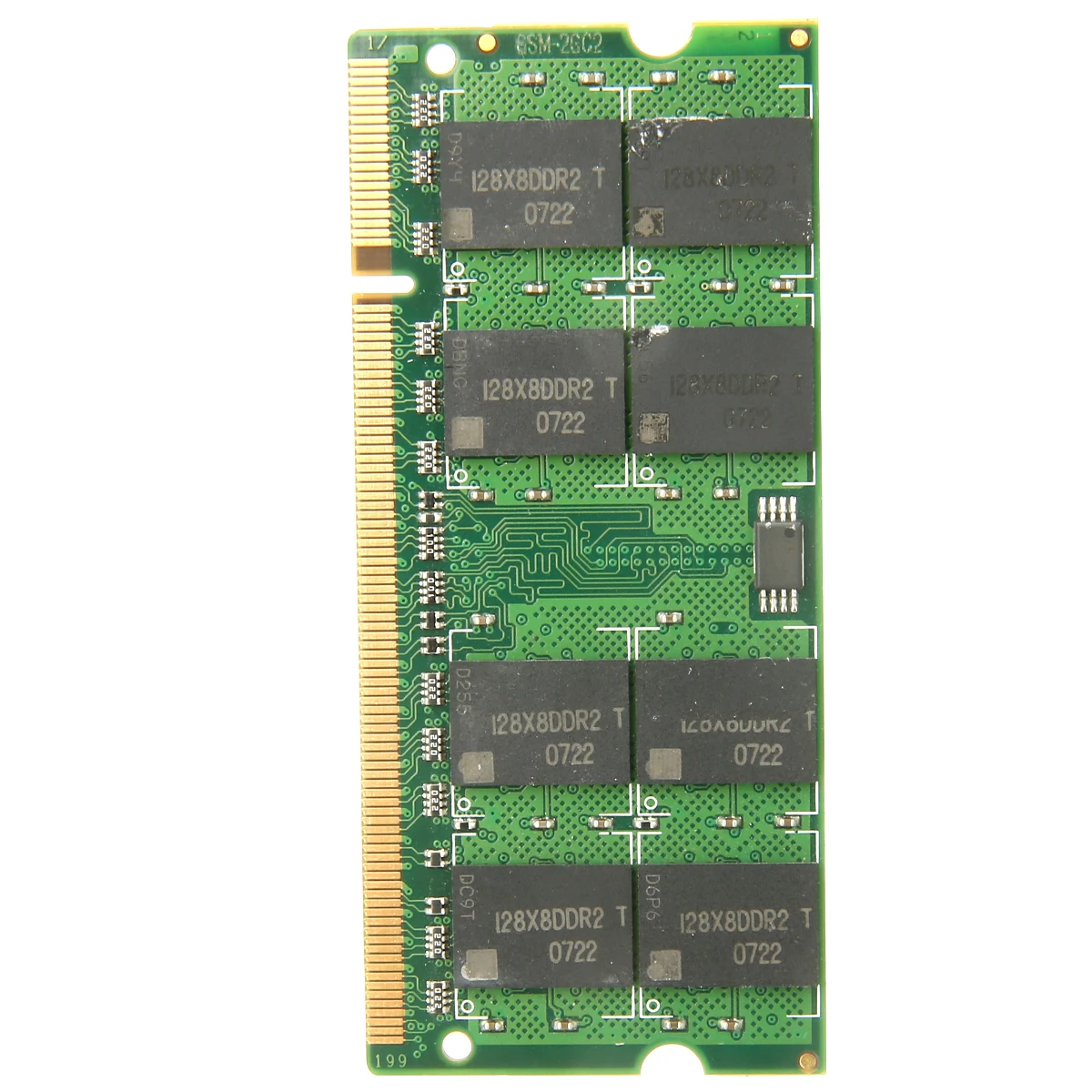 Pohiks 1 шт. 2 Гб DDR 800 800 МГц PC2-6400 200pin без ECC Настольный SODIMM Memory RAMs для компьютера, ноутбука