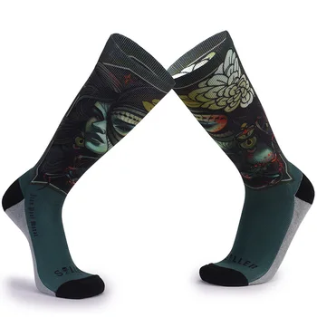 

Digital Printing Socks over-the-Knee Towel Bottom Stockings Comfortable Breathable Athletic Socks