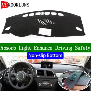 

For AUDI Q3 Q3S 2012 2013 2014 2015 2016-2018 Non-slip Bottom Dashboard Cover Car Decals Car Stickers Interior Car Accessories