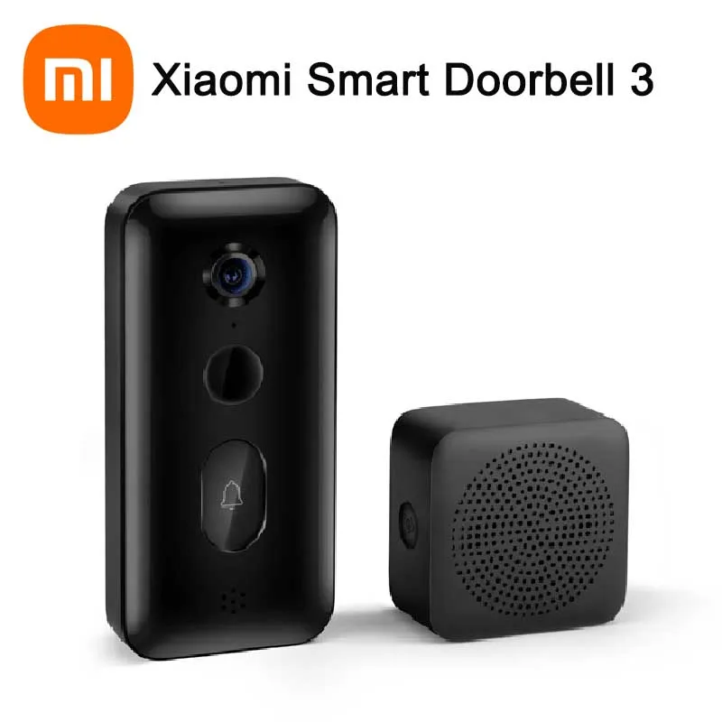 Original Xiaomi Smart Doorbell 3 Camera Video 180° Field of View 2K HD Resolution AI Humanoid Recognition Remote Real-time | Электроника