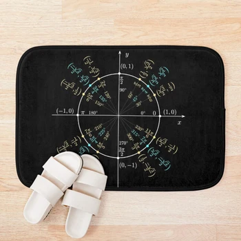 

Unit #circle #angles. #Trigonometry, #Math Formulas, Geometry Formulas Bath Mat