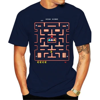 

2020 NEW T Shirt Pac-Man Doodle Game High Qualitytee Fashion Design