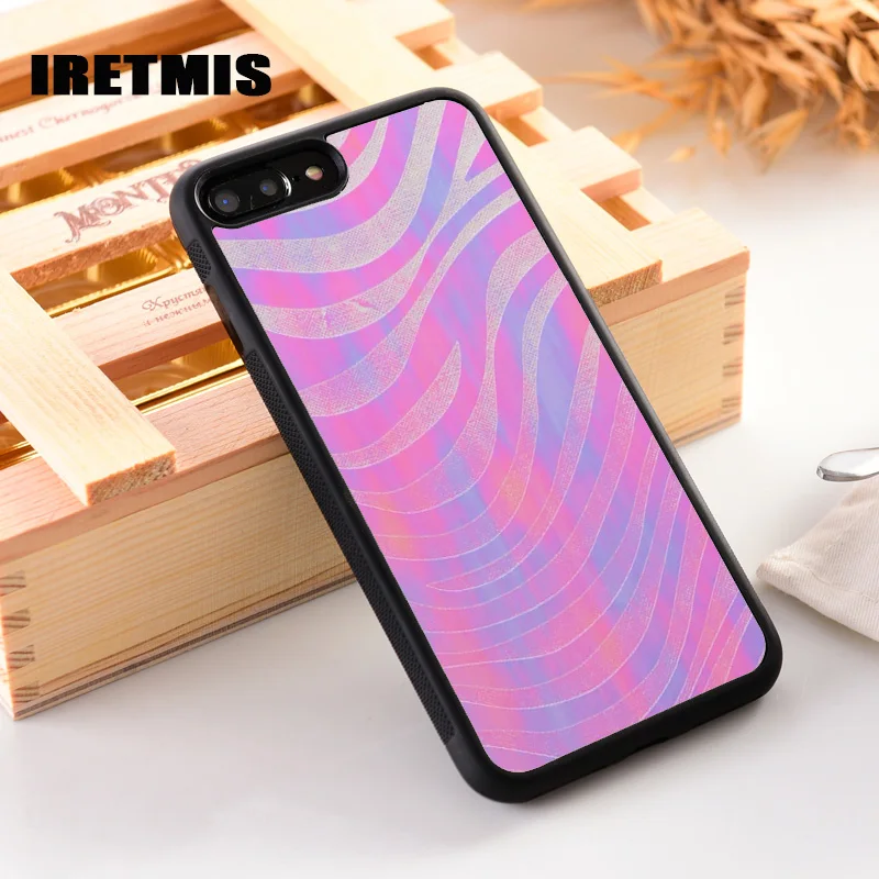 Силиконовый резиновый чехол Iretmis для iPhone 6 6S 7 8 PLUS X XS XR 11 12 Mini Pro Max | Аксессуары