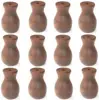 12pcs Brown Wood Tassel for Window Blinds White Cord Knobs Wooden Hanging Ball Pulls for Curtain Craft 1