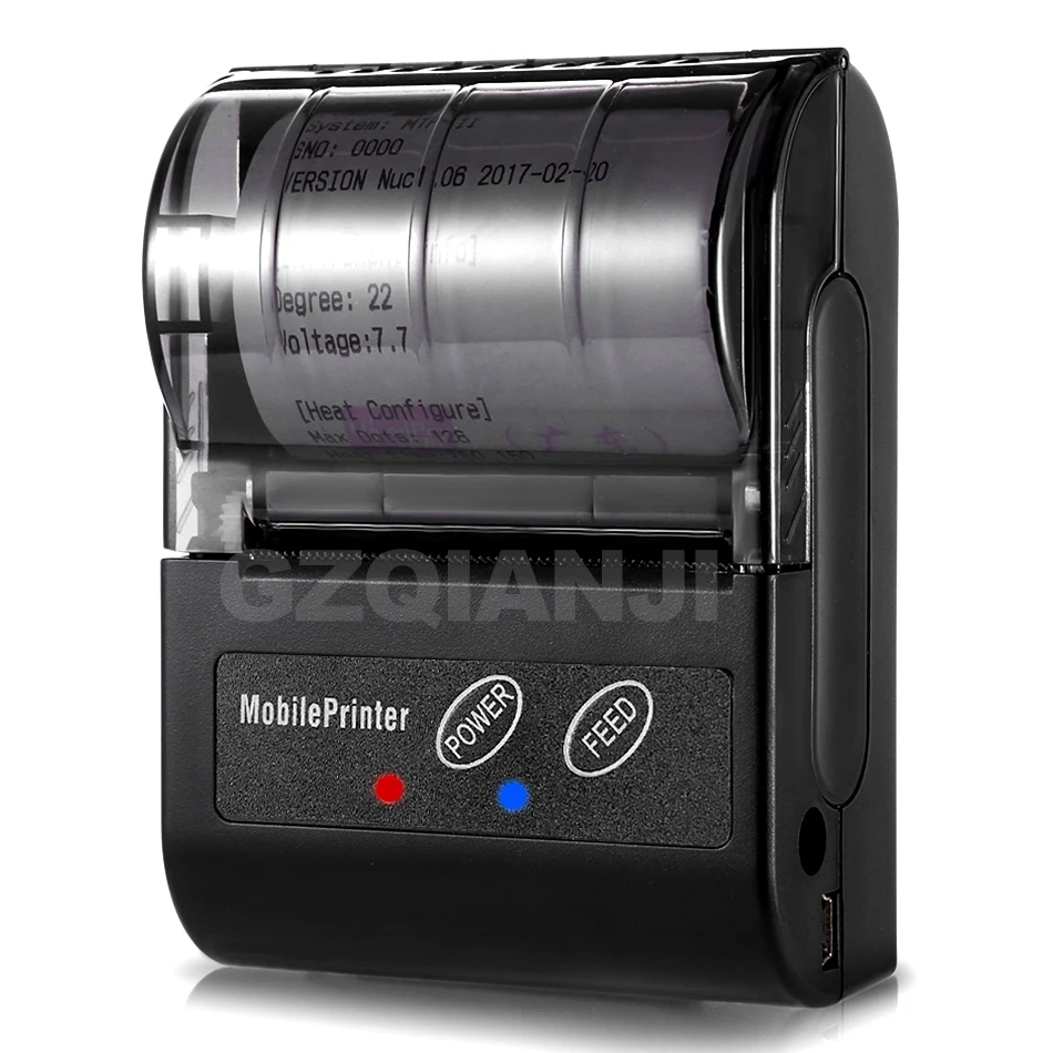 POS Bluetooth принтер мобильный мини Портативный Термальный чековый принтер ручные pos-принтеры Bluetooth для android iOS двойная система