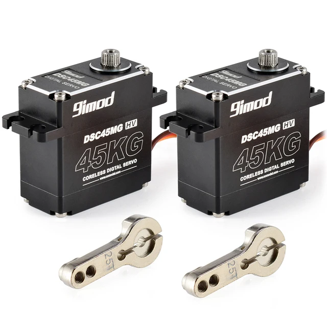 Hot 9imod Waterproof Servo DSC45MG 45KG 120 Degree Aluminum Case Digital Metal Gear HV Coreless Servo for RC Car Truck 4