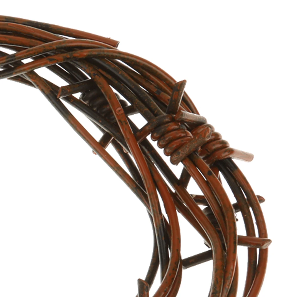 Rustic Garland Barbed Wire for Halloween Party Decorations & Accessories