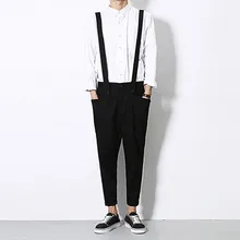 Мужские комбинезоны, штаны, Harajuku стиль, персональный хип-хоп, Nine-cent Bib, уличная, легкий комбинезон, брюки, плюс размер