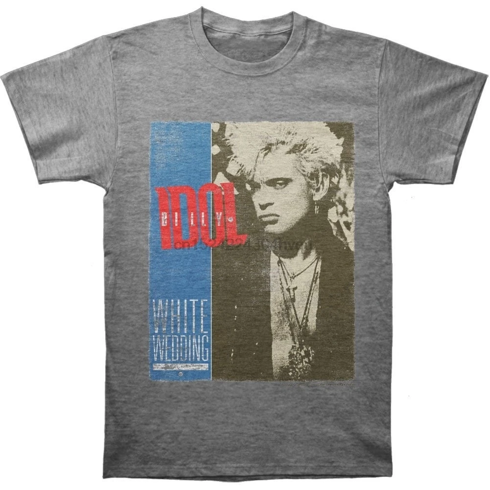 BILLY Idol английский певец белая свадебная взрослая облегающая футболка женская |