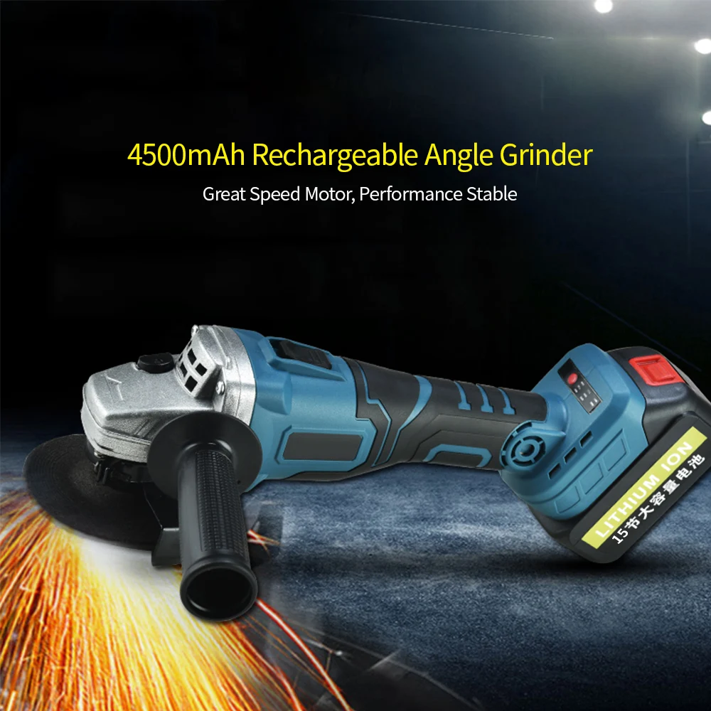 

Multifunctional Brushless Angle Grinder Lithium Angle Grinder Electric Angle Grinder Angular Finishing Grinder