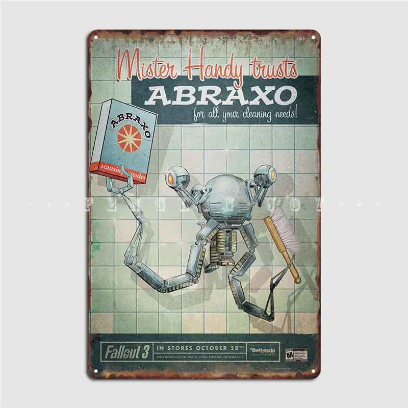 

Abraxo Metal Sign Party Wall Decor Wall Pub Personalized Tin Sign Poster