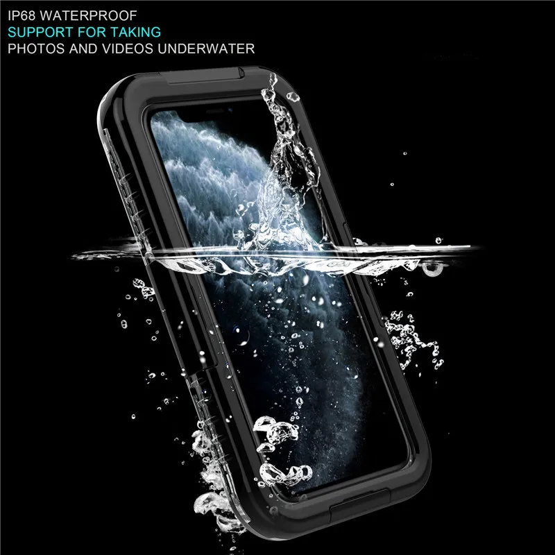 

IP68 Waterproof Phone Case For Oneplus 9 9R 8 7 7T Pro 6 Diving Underwater Swim Outdoor Sports Shockproof Protection Back Coques