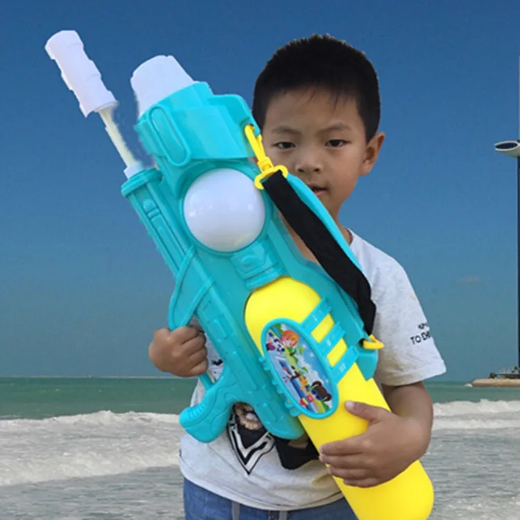 Детская игрушка для ванны, большая емкость, пластиковые пляжные игрушки, мультяшный рюкзак для чистки автомобиля, детская игрушка, водяной пистолет