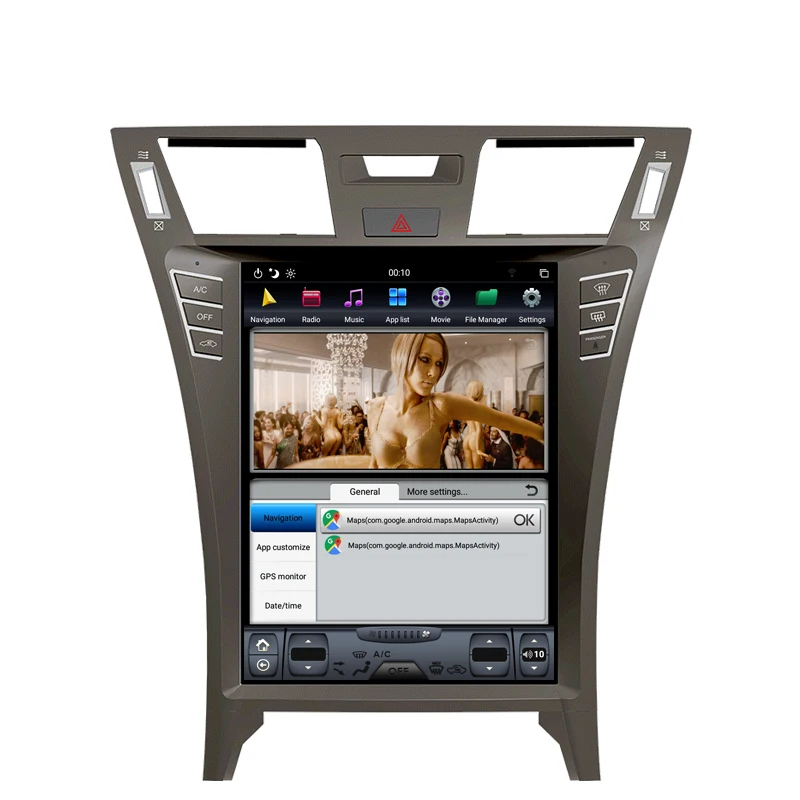 Clearance NAVITOPIA 12.1inch 4G+64GB Tesla Style Vertical Screen Android 8.1 Car DVD GPS Navigation for Lexus LS460 17