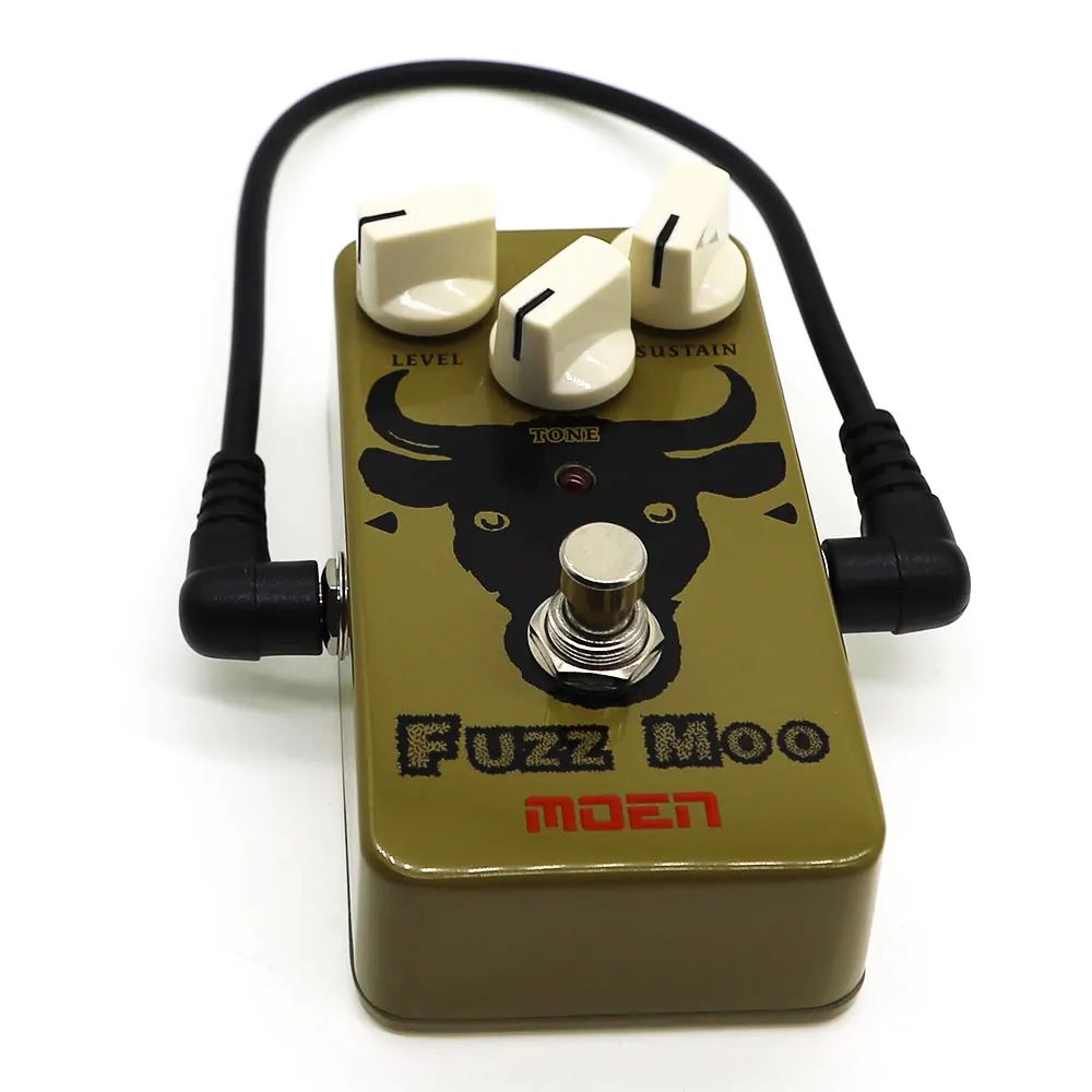 6pcs/lot Guitar Pedal Effects Angled Plug Audio Cable Multicolor Leads