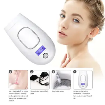 

600,000 Flashes Full Body IPL Epilator Hair Removal Device for Face & Body Led Screen Professional Salon Hair Removal Machine