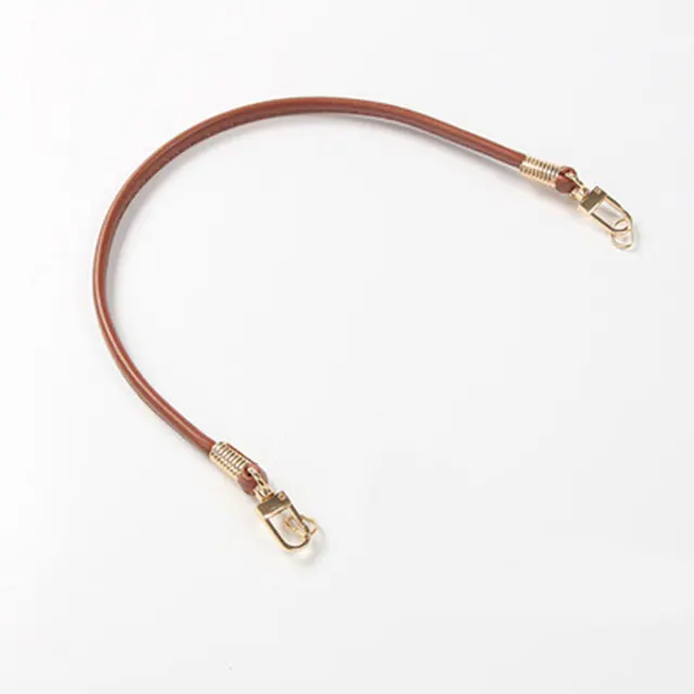 Candy Color Crossbody Small Carry Strap Soft Handbag Handle Bag Accessories PU Strap Sholder Bag Belts Leather Thin Crossbody light coffee 40cm