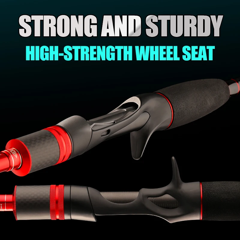 NewSpiralGuideWrappedCastingSquidRodSolidCarbonFiberSlow