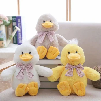 

Cartoon duckling doll plush toy soft cute rhubarb doll creative doll children birthday gift 30cm