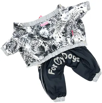 

FOR MY DOGS FOR MY DOGS raincoat for dogs Leo black / gray for boys 363SS-2019 M