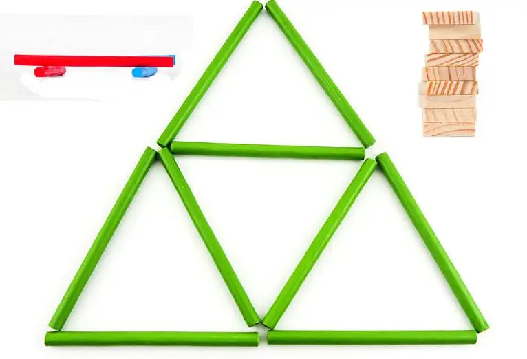 Montessori Wooden Number Math Game Sticks Box Educational Toy Puzzle Teaching Aids Set Materials wood toys Free shipping