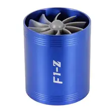 Автомобильное турбинное супер зарядное устройство F1-Z турбо зарядное устройство один двойной воздушный фильтр Впускной вентилятор экономайзер газового топлива Комплект Авто запасные части