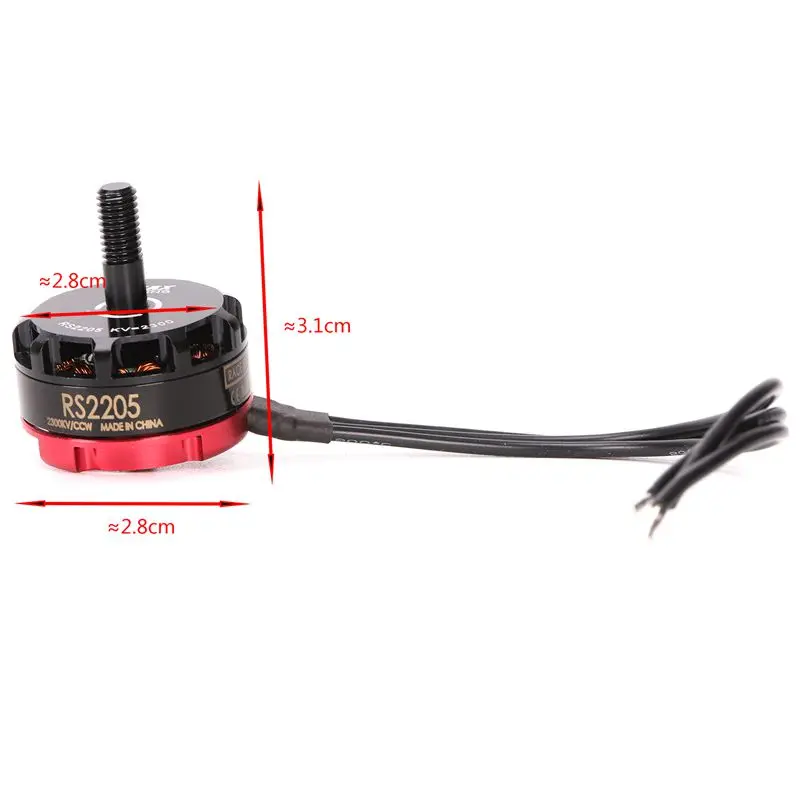 EMAX 4 компл./лот RS2205 бесщеточный двигатель для FPV Quad гонки мультикоптера QAV 2 CW/2 CCW